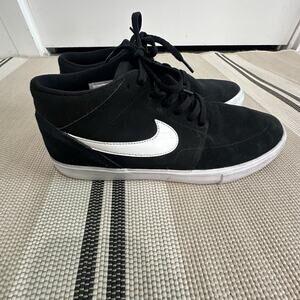 NIKE Mens SB Portmore II Solar Mid Blk / Wht Sz 7.5 Style 923198-011 Skater